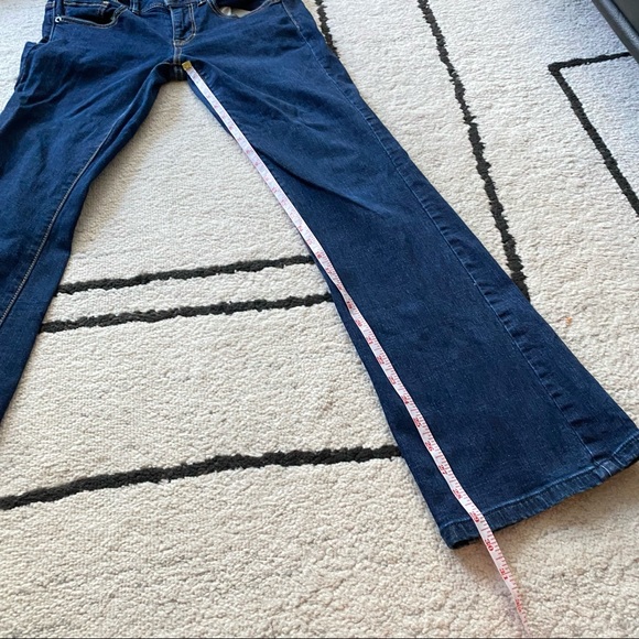 AMERICAN EAGLE Dark Wash Low Rise Original Boot Cut Super Stretch Jeans - Picture 8 of 10